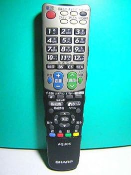 【中古】シャープ テレビリモコン GA824WJSA