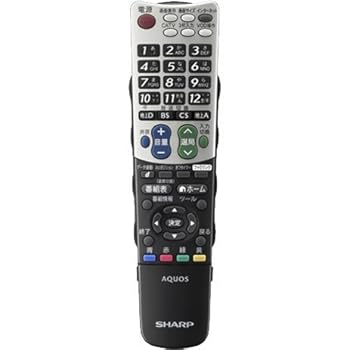 【中古】シャープ (SHARP)液晶テレビ純正リモコンGA824WJSA(0126380042)
