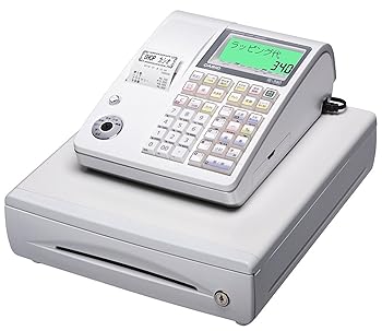 【中古】カシオ レジスター 10部門 ドロア分離型 TE-340WE ホワイト 【中古】カシオ レジスター 10部門 ドロア分離型 TE-340WE ホワイト