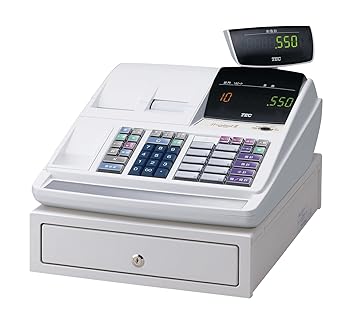 【中古】東芝テック 電子レジスター 10部門 MA-550-10-R 白
