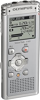 【中古】OLYMPUS ICレコーダー 2GB Voice-Trek MP3/WMA SLV ライトシルバー V-65