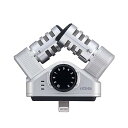 【中古】ZOOM ズーム iQ6 iPhone/iPod用マイク スマホ用外付けマイク XYステレオマイク シルバー 軽量コンパクトサイズ Lightningコ...
