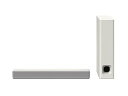 【中古】ソニー サウンドバー 2.1ch NFC/Bluetooth ホームシアターシステム クリームホワイト HT-MT300 WM