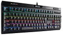 【中古】Corsair STRAFE RGB MK.2 Cherry MX Silent -日本語キーボード ゲーミングキーボード KB443 CH-91041...