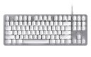【中古】Razer キーボード BlackWidow Lite Mercury White メカニカル キーボード 静音オレンジ軸 テンキーレス 英語US配列 ...