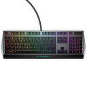 【中古】Dell ALIENWARE ロープロファイル ゲーミングキーボード メカニカル CherryMX赤軸 英語配列 AW510K ダークサイドオブザムーン...