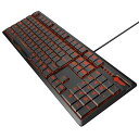 【中古】エレコム ゲーミングキーボード 【ARMA】 メカニカル 独自の薄型設計 フルサイズ 5000万回耐久スイッチ 日本語配列 LED搭載 ブラック TK-...
