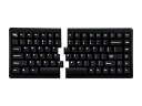 【中古】Mistel BAROCCO MD770 RGB メカニカルキーボード 英語配列 85キー 左右分離型 CHERRY MX RGB 静音赤軸 ブラック ...