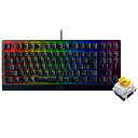 【中古】Razer ゲーミングキーボード テンキーレス メカニカルキーボード BlackWidow V3 Tenkeyless JP - Yellow Swit...