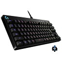 【中古】Logicool G(ロジクール G) PRO ゲーミングキーボード テンキーレス GXスイッチ クリッキー 有線 メカニカル キーボード 静音 日本語...