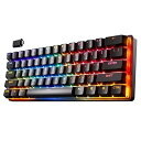 【中古】SteelSeries ゲーミングキーボード ミニサイズ Apex Pro Mini Wireless US 無線 ワイヤレス 英語配列 Quantum...