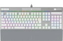 【中古】CORSAIR USB K70 RGB PRO WHITE ホワイト ゲーミングキーボード 2022モデル 自社独自のOPX軸採用 8000HZ ポーリ...