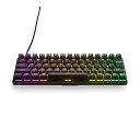 【中古】SteelSeries ゲーミングキーボード ミニサイズ Apex 9 Mini JP 有線 日本語配列 レスポンスタイム0.2ms 搭載 アクチュエー...