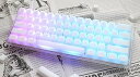 【中古】Ducky One 3 Mini Aura クリアホワイト 60% ホットスワップ RGB LED ダブルショット PBT メカニカル キーボード チェ...