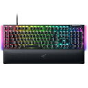【中古】Razer レイザー BlackWidow V4 JP Yellow Switch 6個の専用マクロキーとメディアキーにより高度なコマンドやショートカッ...
