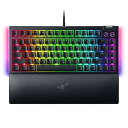 【中古】Razer レイザー BlackWidow V4 75% ホットスワップ対応でキースイッチを交換し望み通りのキー感触にカスタマイズ可能なメカニカルキーボ...