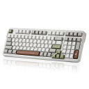 【中古】YUNZII B98 メカニカルキーボード ワイヤレス 98キー ホットスワップ対応 英語配列 RGBゲーミングキーボード 潤滑済みリニアスイッチ BT...