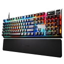 【中古】SteelSeries ラピッドタップ ラピッドトリガー ゲーミングキーボード 有線 日本語配列 防音設計 磁気ホール効果センサー OmniPointス...