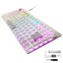【中古】エレコム ラピッドトリガー ゲーミングキーボード V custom VK720AL 有線 磁気式アナログ検知スイッチ搭載 75%サイズ ロープロファイル...
