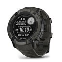 【中古】ガーミン(GARMIN) Instinct 2X Dual Power Graphite タフネスGPSスマートウォッチ Suica対応 防水 防塵 耐熱 ストレス値 心拍数 登山【日本正規