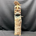 【中古】▽Fb右1090 民芸魔除け 白樺 山男 郷土玩具 木彫り人形 置物