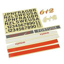 【中古】京商 デカール (フォーチューン612III) ラジコン用パーツ FO52