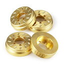 【中古】真鍮カウンターウェイト バランスウェイト ポータルドライブハウジング 1:10 RCクロのホイールに