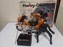 【中古】ヨネザワのオモチャ ハーレーダビットソンFLH80ゴールド のラジコンカー