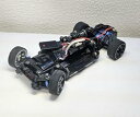 【中古】MR-03W シャーシ ボディ2個 パトカー 赤色灯点灯 改造品