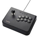 【中古】【2007年モデル】ELECOM アーケードスティック USB接続 2軸10ボタン 【プレステ3にも対応】 ブラック JC-AS01BK