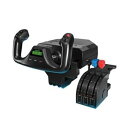 【中古】ロジクール (Logicool) プロ フライト ヨーク & スロットル クアドラント シミュレーション コントローラー G-PF-YS