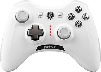 【中古】MSI ゲームパッド コントローラー FORCE GC30 V2 WHITE 有線/無線 十字キー着脱可能 KB605 【中古】MSI ゲームパッド コントローラー FORCE GC30 V2 WHITE 有線/無線 十字キー着脱可能 KB605
