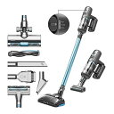 【中古】Puppyoo コードレス掃除機 モップヘッド付き両用 【掃除機と水拭き2in1】 415W 33000Pa吸引掃除機 4つの動作モード 自動ダストセン...