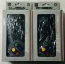 【中古】スーパーファミコン クリアブラック コントローラー 2個セット ( コロンバスサークル ゲーム SFC )