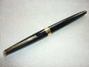 【中古】■ 1960年代プラチナ万年筆(PLATINAM) P-300 黒軸 ペン先:18K 細字軟 インレイドニブ