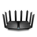 【中古】TP-Link WiFi ルーター tri_band WiFi6 PS5 対応 無線LAN 11ax AX6600 4804 Mbps (5 GHz) + 1201 Mbps (5 GHz) + 574 Mbps (2.4 GHz) OneMesh対