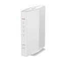 【中古】バッファロー WSR-1500AX2S/DWH [WiFiルーター 11ax/ac/n/a/g/b 1201+300Mbps Wi-Fi6/Ipv6対応...