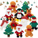 【中古】Shappy 36個 クリスマスぬいぐるみセット ミニクリスマス ぬいぐるみ クリスマス 吊り下げ フラシ天オーナメント 誕生日ギフト クリスマスパーテ