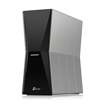 【中古】TP-Link WiFi 7 ルーター 無線LANルーター BE19000 11520Mbps (6GHz) + 5760Mbps (5GHz) + 1376Mbps (2.4GHz) 10Gbpsポート MLO 320MHz 4K-QAM M