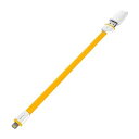 【中古】MiLi【アップル認証】20cm lightningケーブル (オレンジ) ウェアラブルタイプ(Made for iPhone iPod iPad取得)...