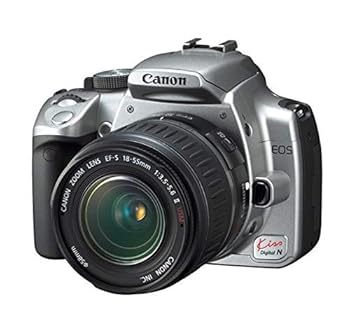 【中古】Canon EOS KISS デジタル N シルバー レンズキット 0128B002