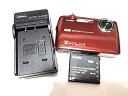 【中古】CASIO デジタルカメラ HI-SPEED EXILIM EX-FS10 レッド EX-FS10RD