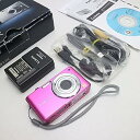 【中古】パナソニック デジタルカメラ LUMIX (ルミックス) FS7 ピンク DMC-FS7-P