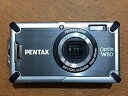 【中古】PENTAX 防水デジタルカメラ OPTIO (オプティオ) W80 ガンメタルグレー 1200万画素 光学5倍ズーム OPTIOW80GG