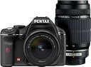 【中古】PENTAX デジタル一眼レフカメラ K-x ダブルズームキットブラック