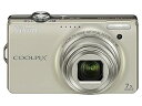 【中古】Nikon デジタルカメラ COOLPIX (クールピクス) S6000 シャンパンシルバー S6000SL