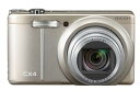 【中古】RICOH デジタルカメラ CX4 シャンパンシルバー CX4CH 1000万画素裏面照射CMOS 光学10.7倍ズーム 広角28mm 3.0型液晶 高...