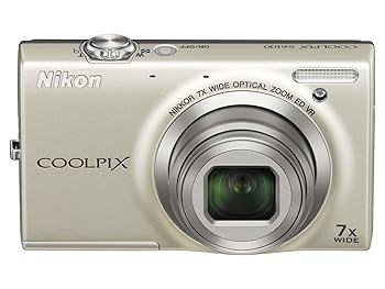 ふじなみ電機の【中古】NikonデジタルカメラCOOLPIX S6100 シャンパンシルバー S6100SL|詳細画像