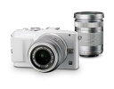【中古】OLYMPUS ミラーレス一眼 PEN Lite E-PL6 ダブルズームキット ホワイト E-PL6 DZKIT WHT