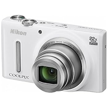 【中古】Nikon(ニコン) COOLPIX S9600 WH (1605万画素／22倍／エレガントホワイト)／S9600WH／WH